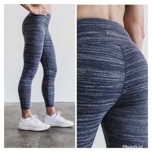 Nobull Project High-Rise 7/8 Tight Navy Melange S